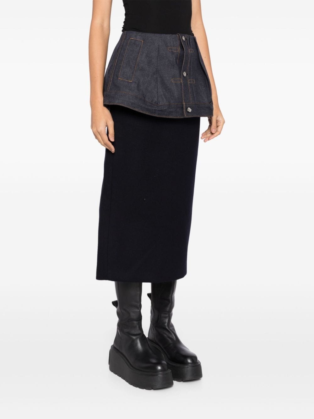 layered skirt - 3