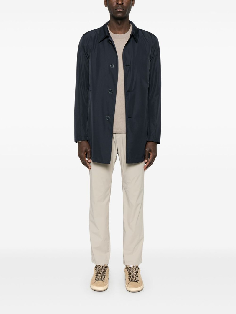 Herno pleated tapered trousers outlook