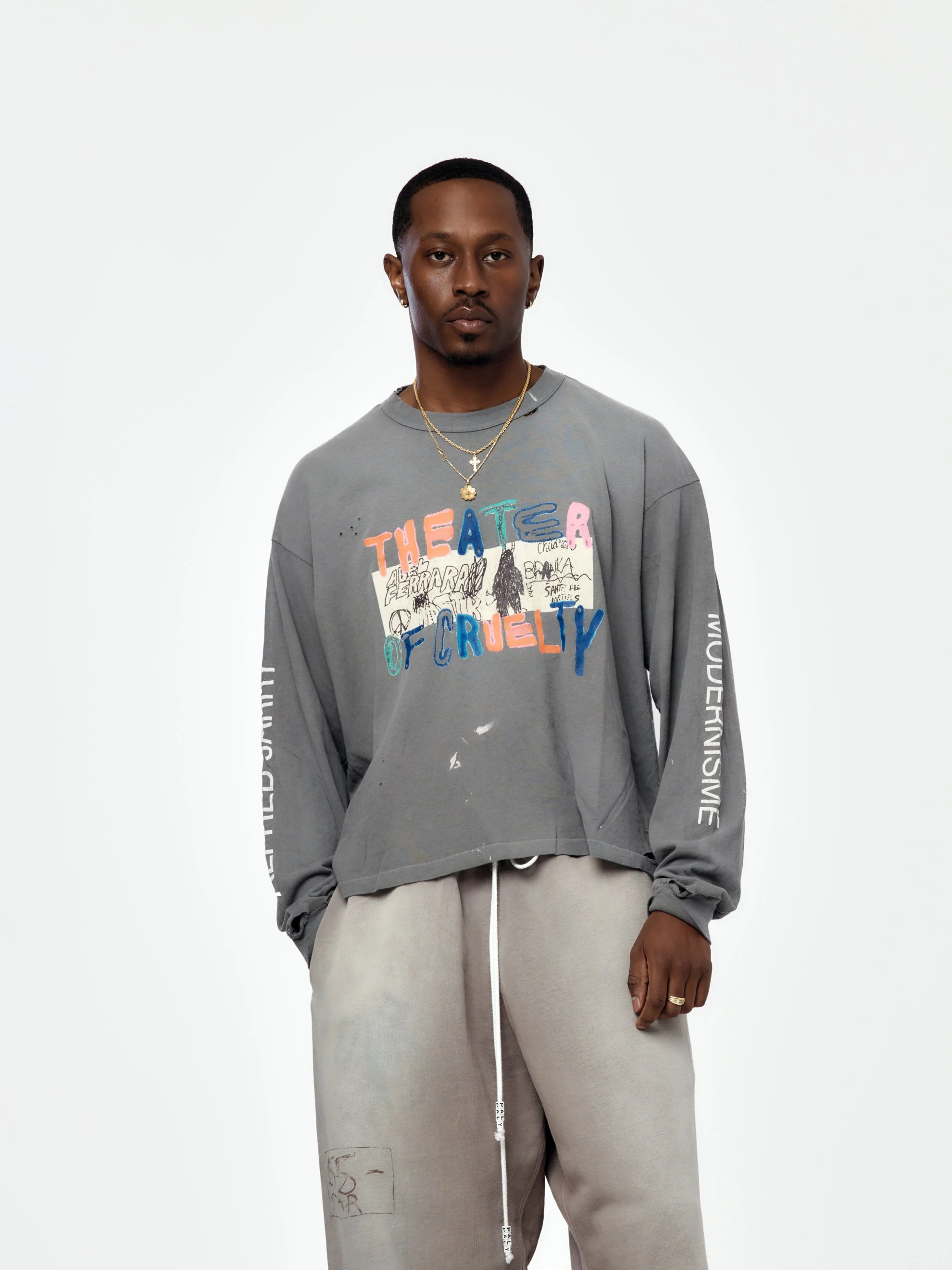 THEATER OF CRUELTY L/S TEE (VINTAGE BLACK) - 1