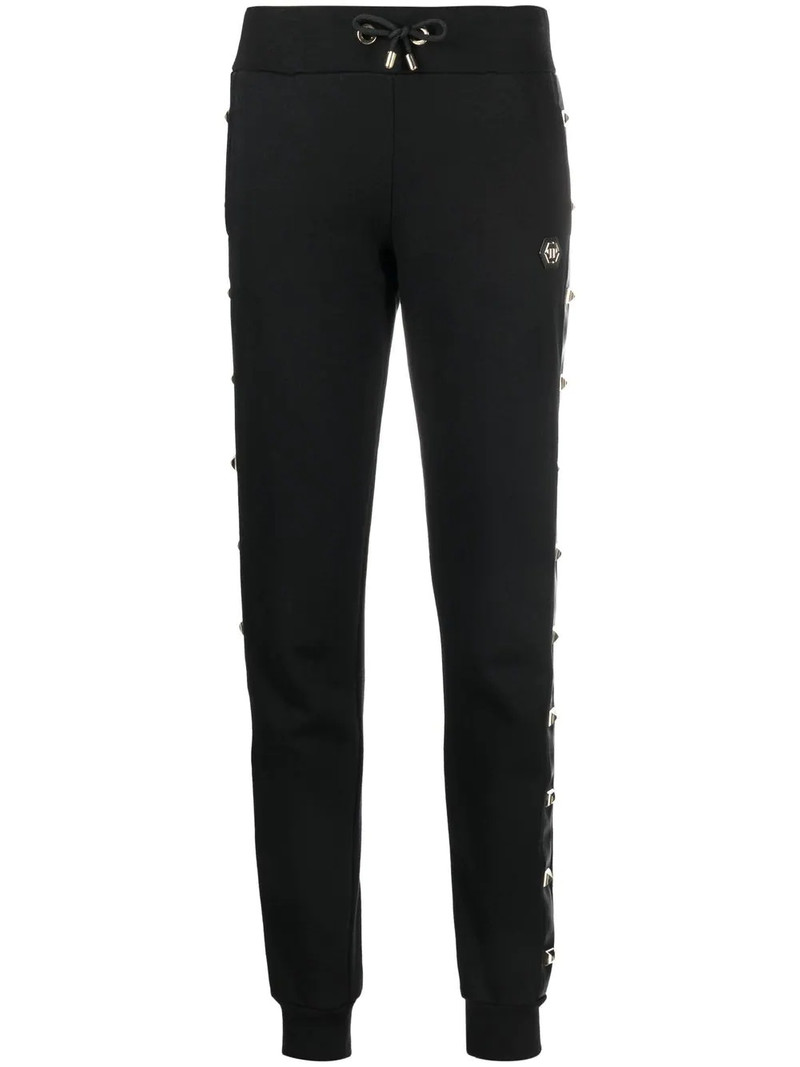studded side panel track pants 1