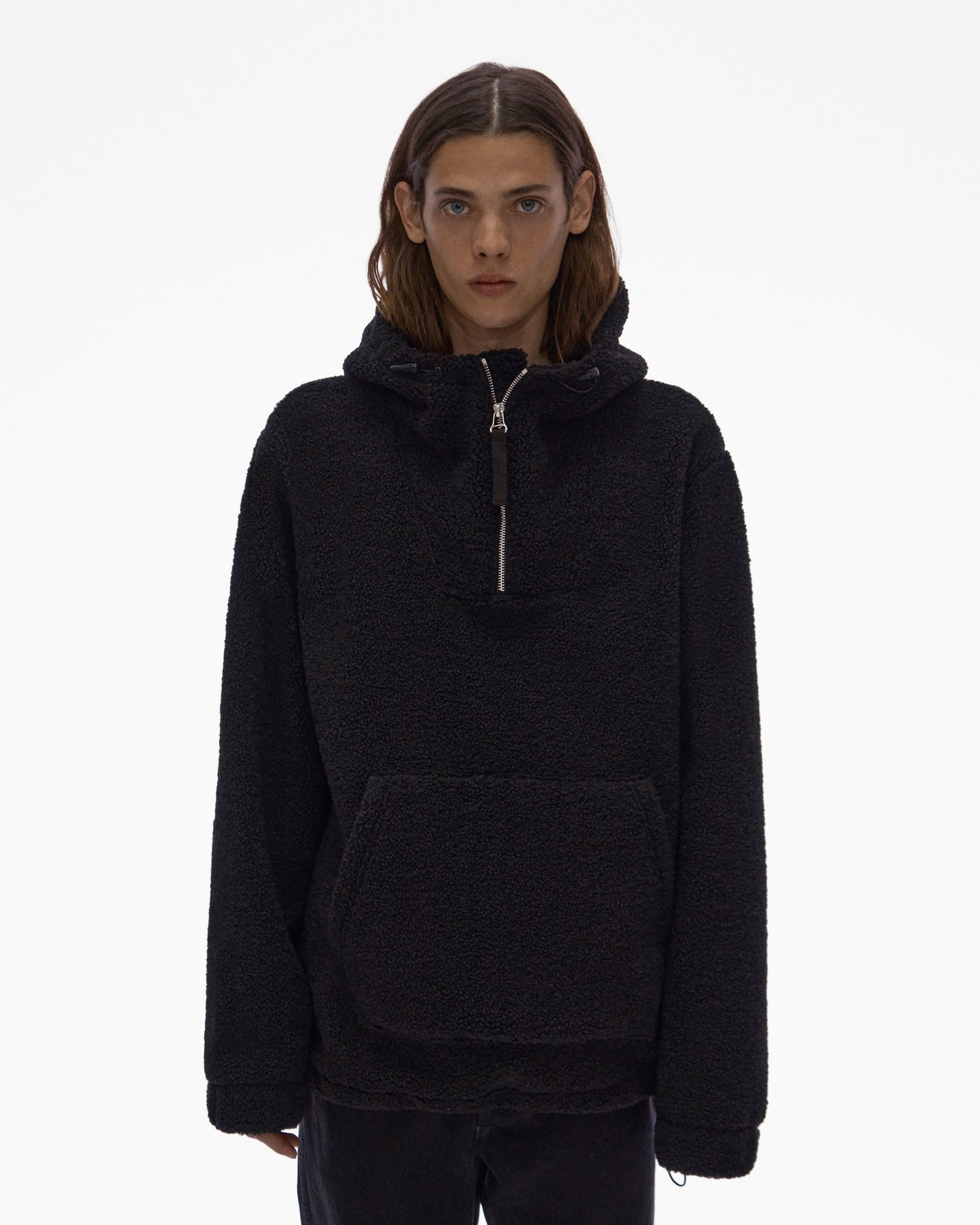 FLEECE HALF-ZIP HOODIE - 3