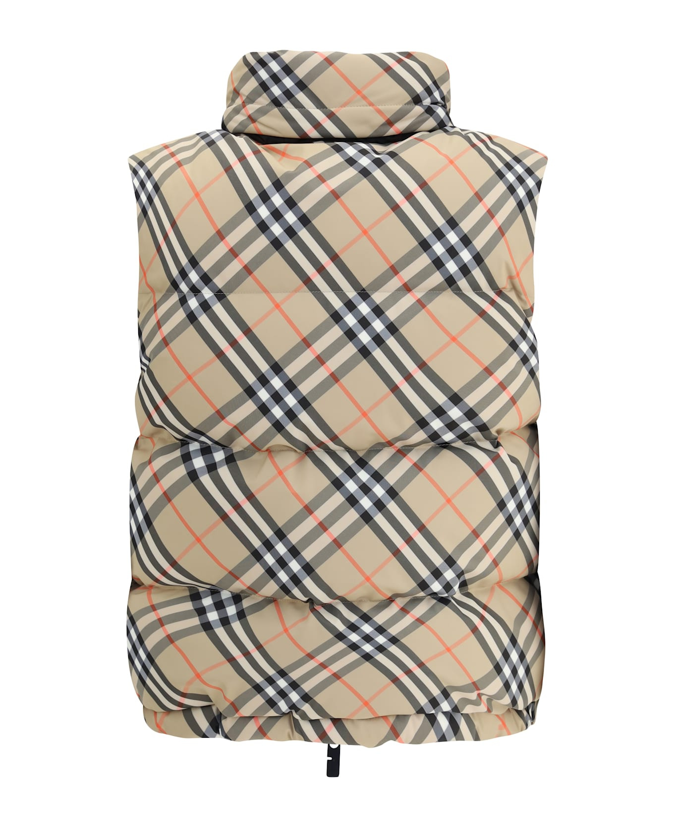 Check Vest Down Jacket - 3