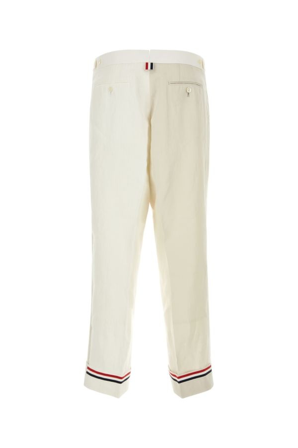 Two-tone linen pant - 3