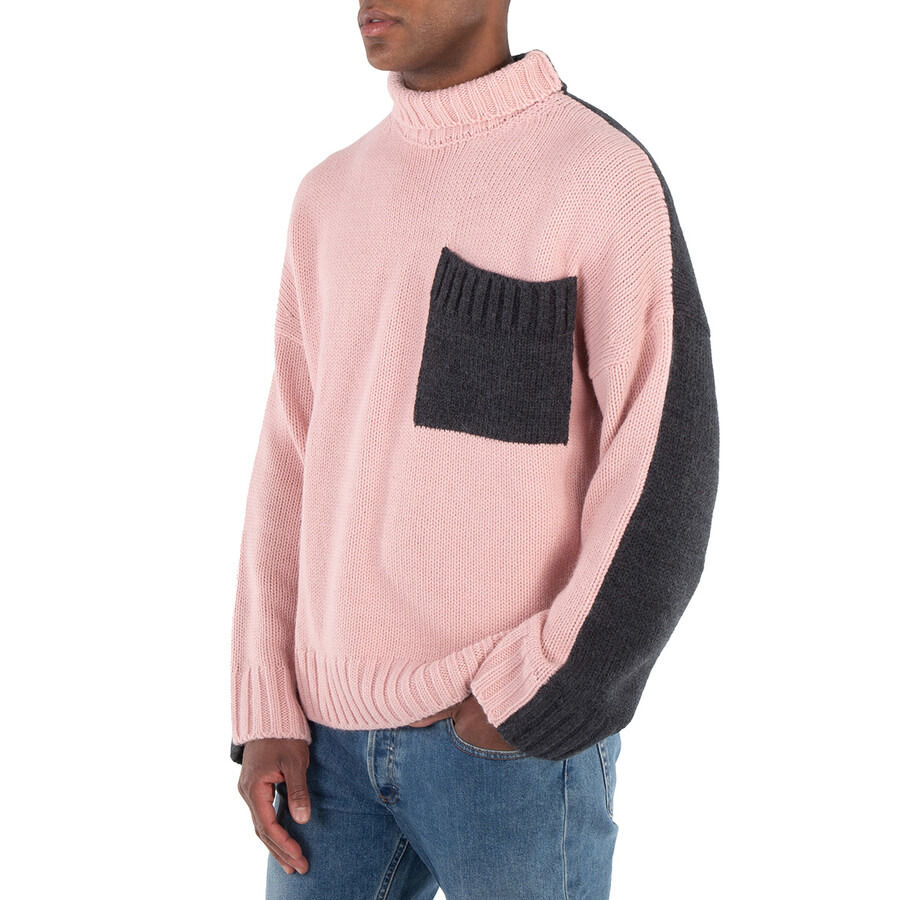 JW Anderson Contrast Patch Pocket Turtleneck Jumper - 5