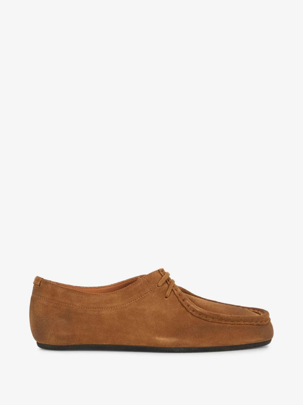 lace-up suede loafers - 1