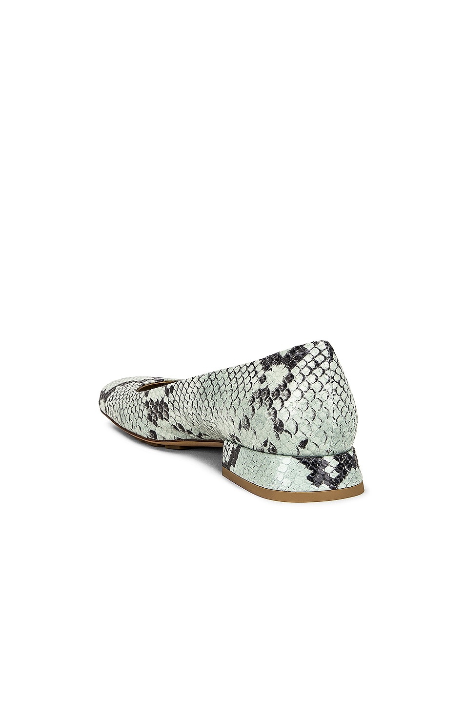 Tower Square Toe Ballerina Flats - 3