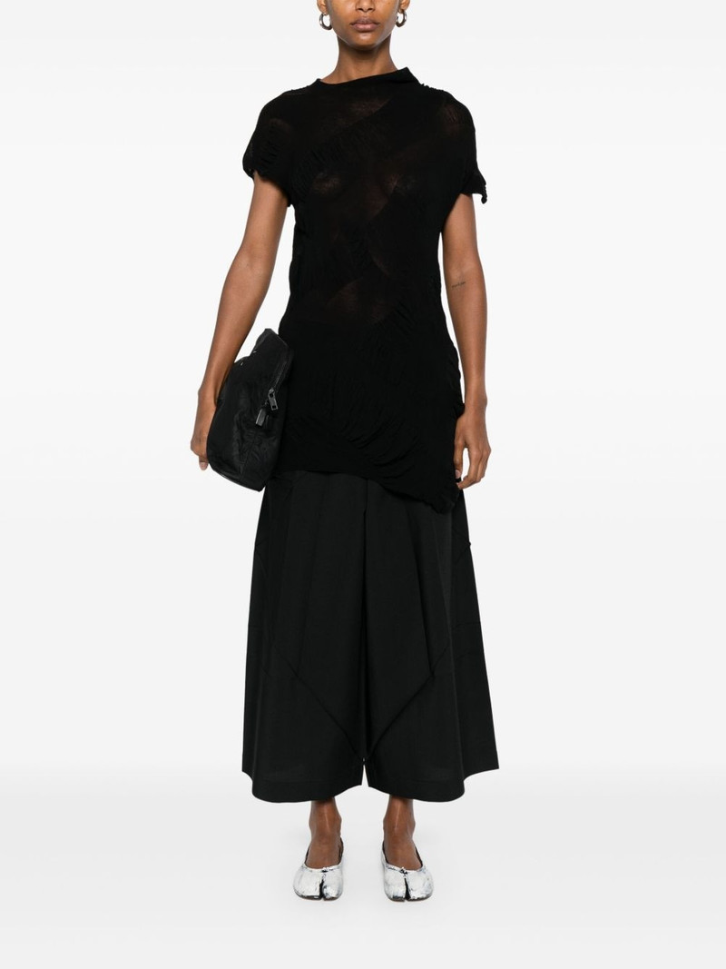 Yohji Yamamoto fine-knit T-shirt outlook