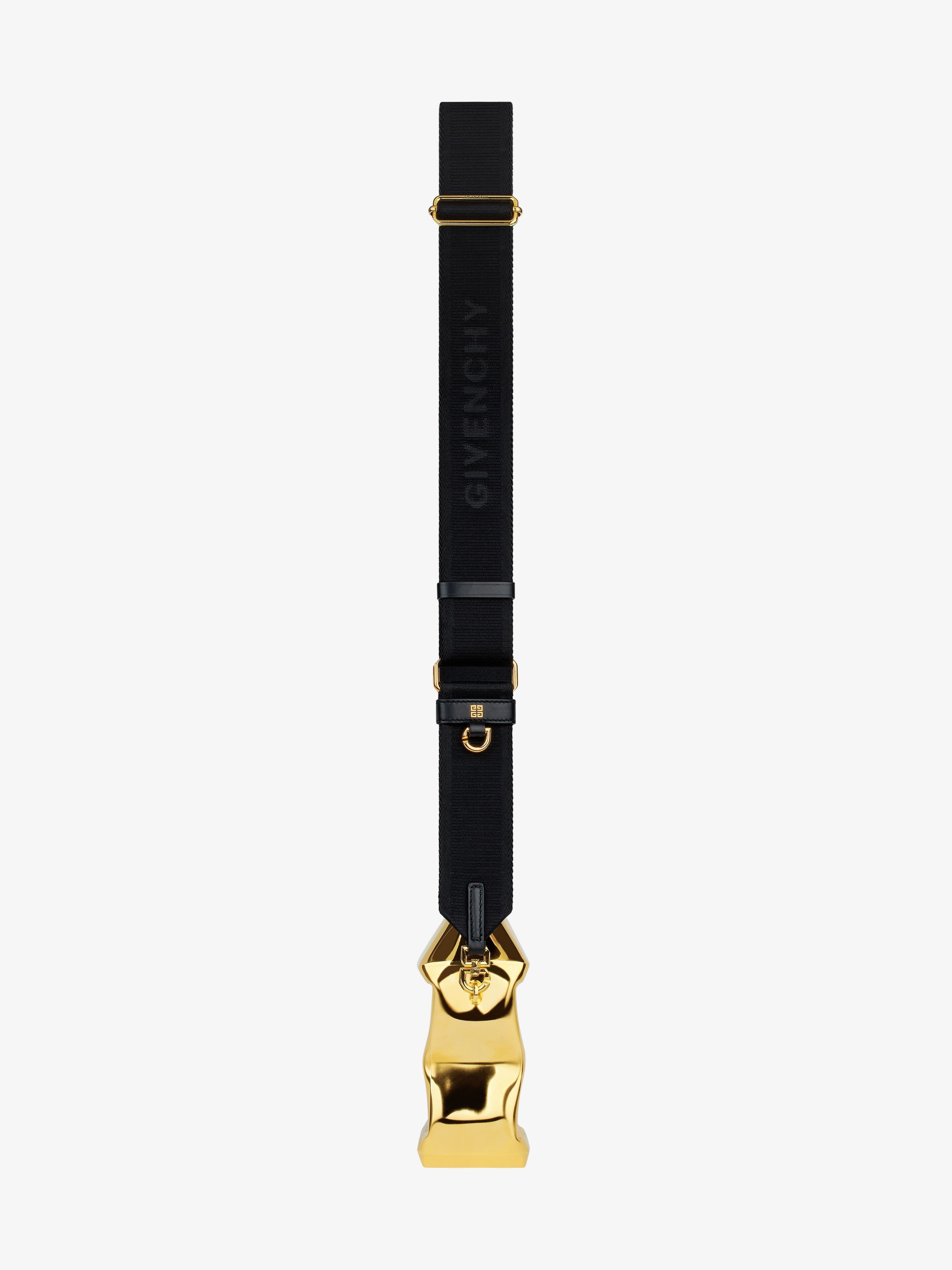 GIVENCHY 4G CRUSHED FLASK IN METAL WITH STRAP - 4