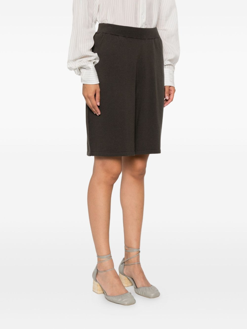 elastic-waistband pocket shorts - 3