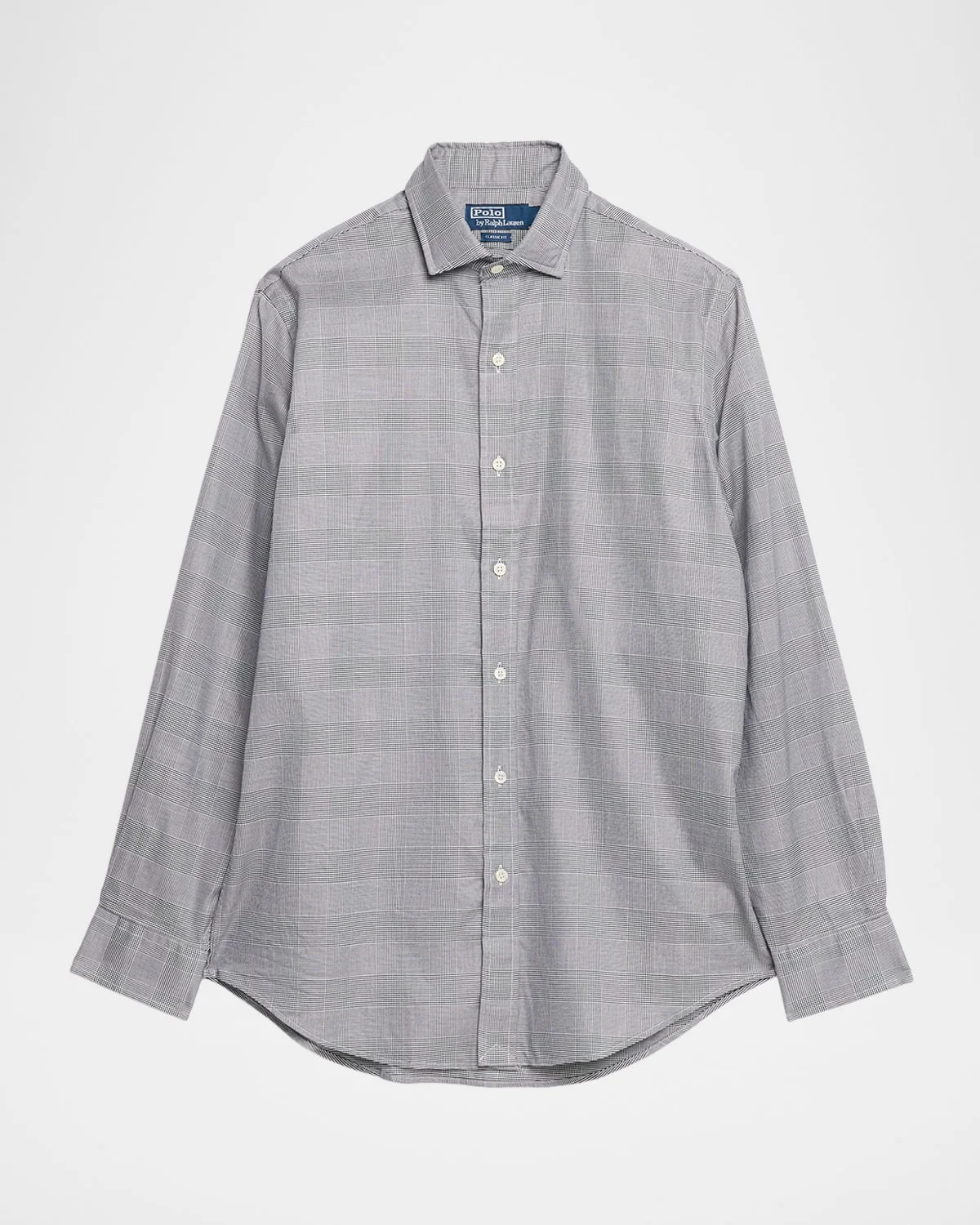 Men's Classic Fit Check Twill Button-Down Shirt - 1