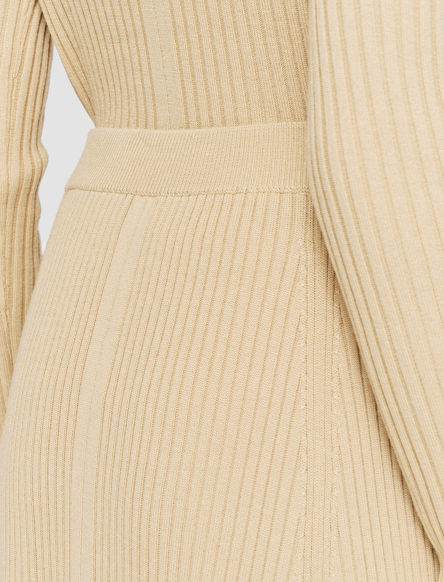 Merino Silk Rib Skirt - 4