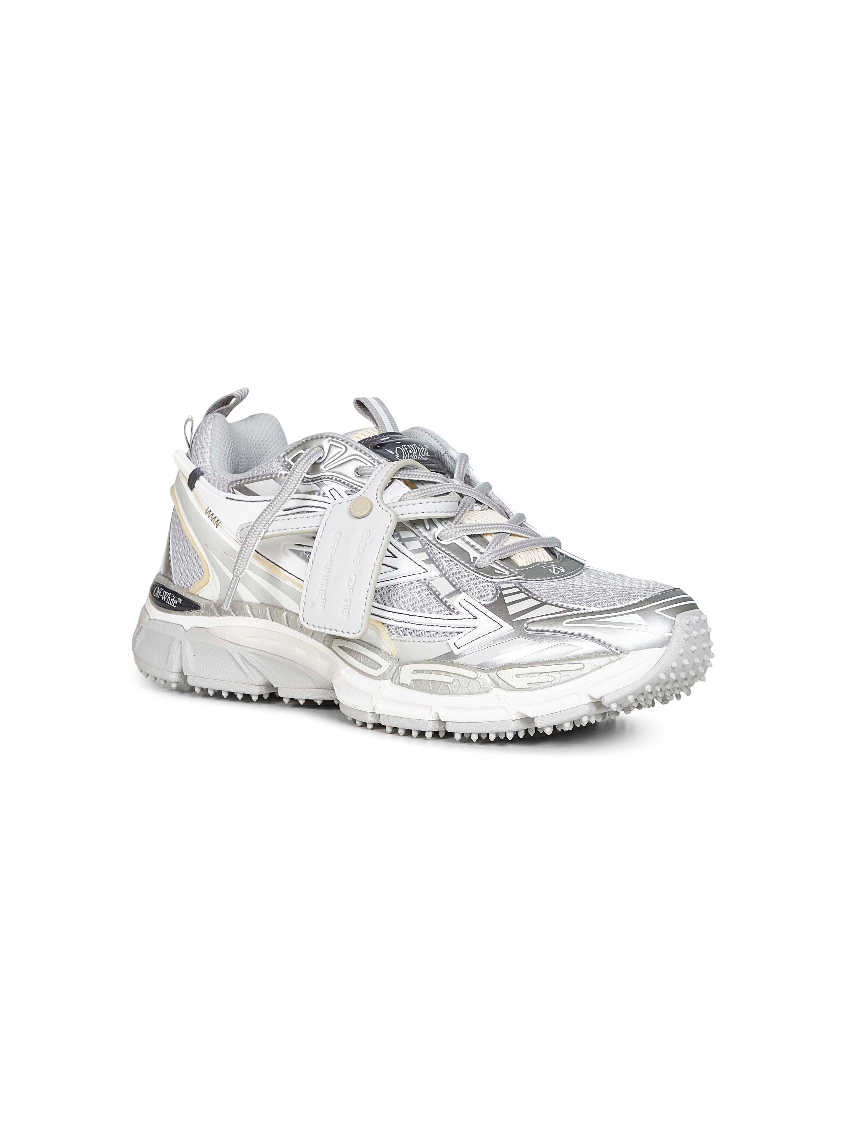 Off White Men Grey Be Right Back Sneakers - 2
