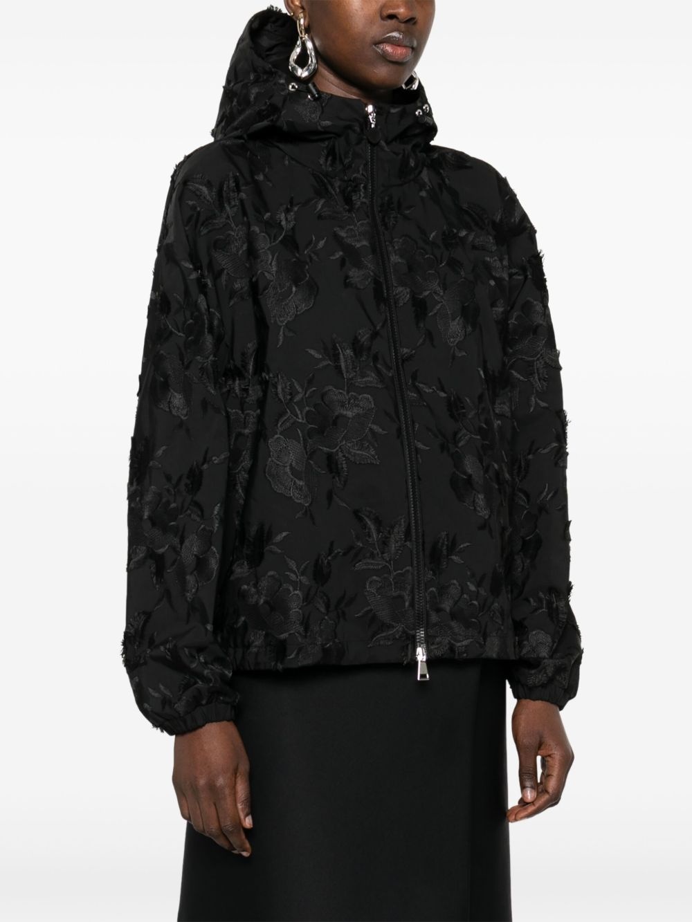 floral-embroidered jacket - 3