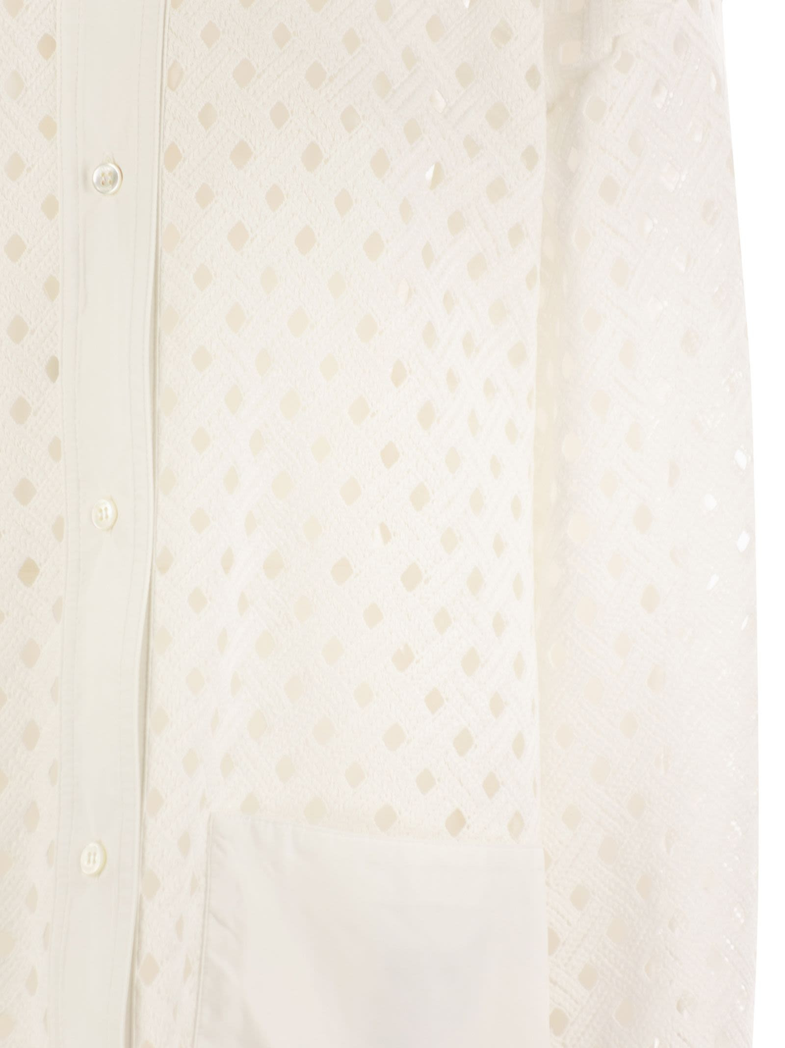 Herno Women Crochet-Effect Shirt-Cut Jacket - 4