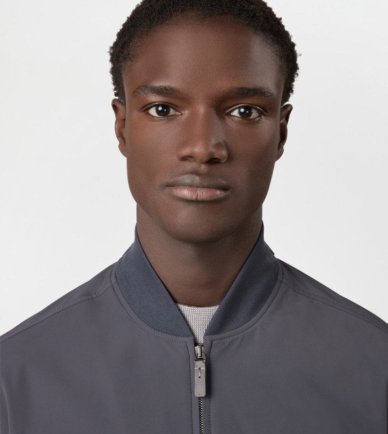 BRERA BOMBER JACKET IN TECHNICAL FABRIC - GREY 4