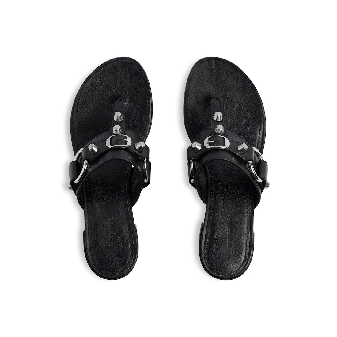 Women's City 50mm Thong  in Black - 5