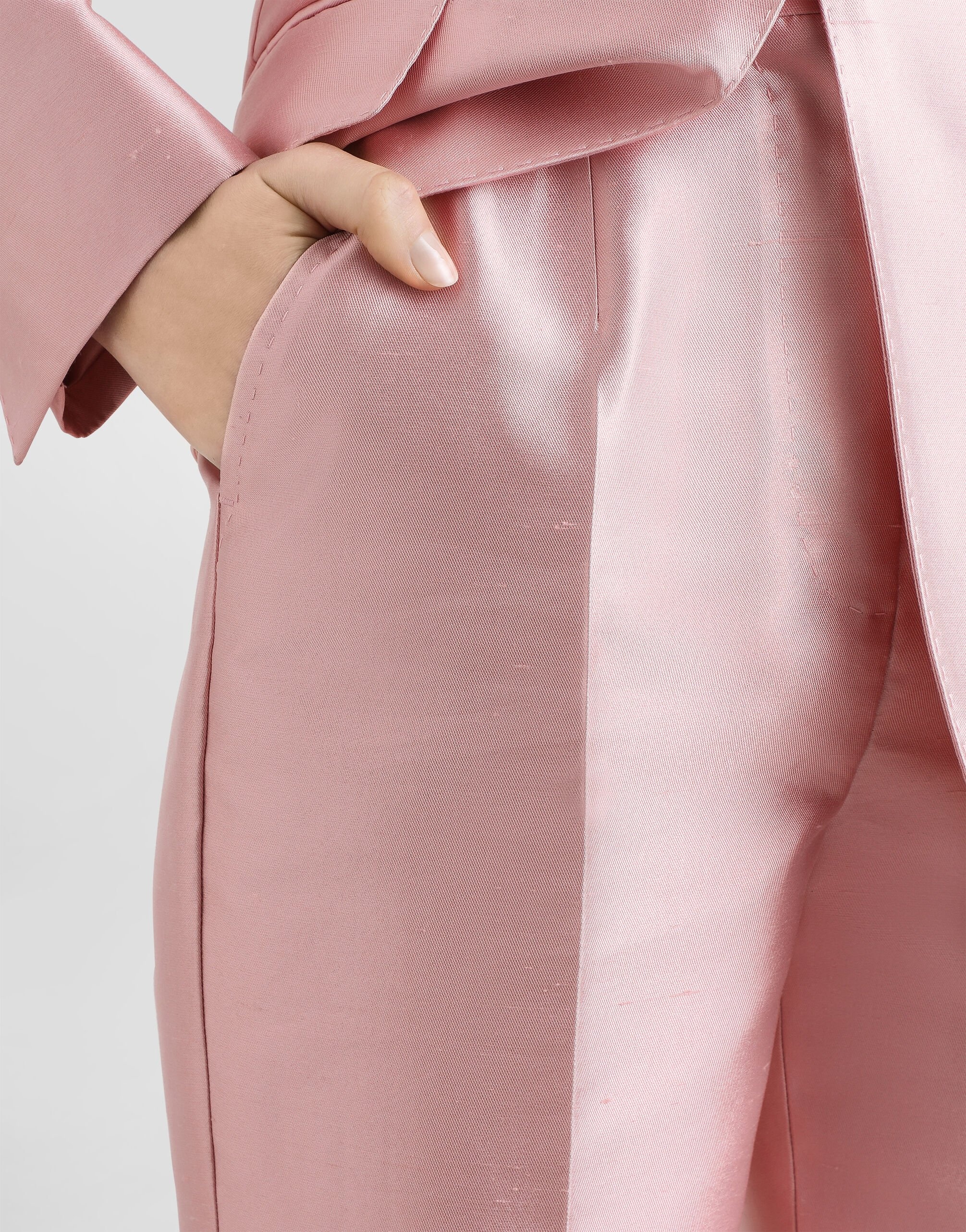 Silk shantung trousers - 4