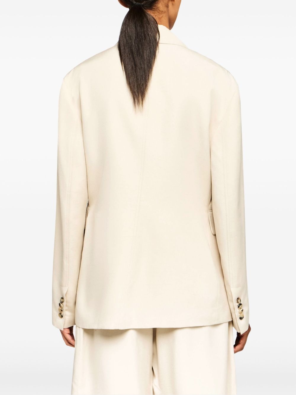 tailored wrap blazer - 4