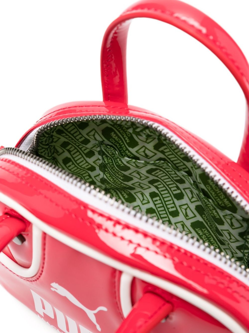 1976 Micro 1L Grip patent-leather top-handle bag - 5