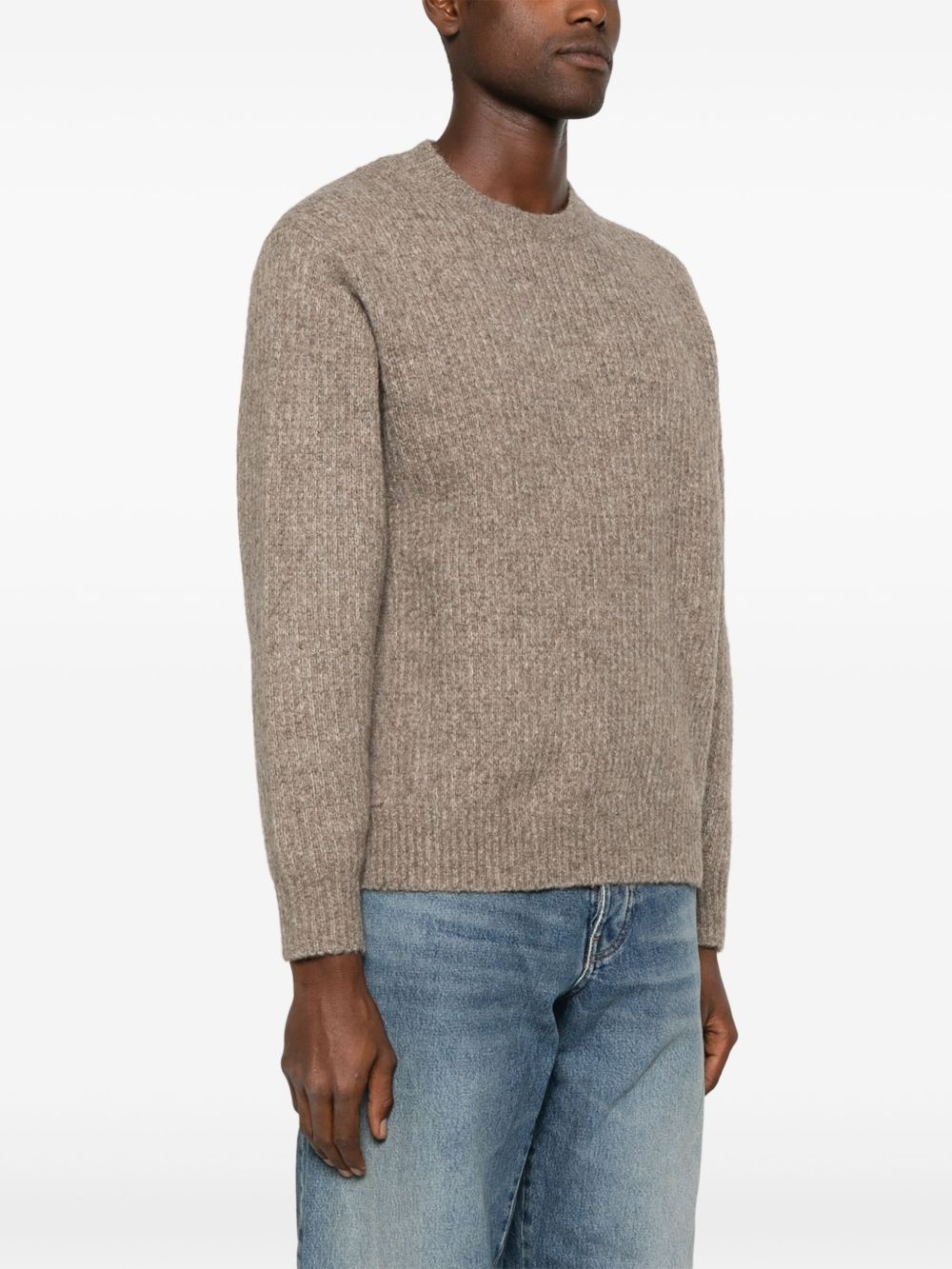 mélange-effect sweater - 3