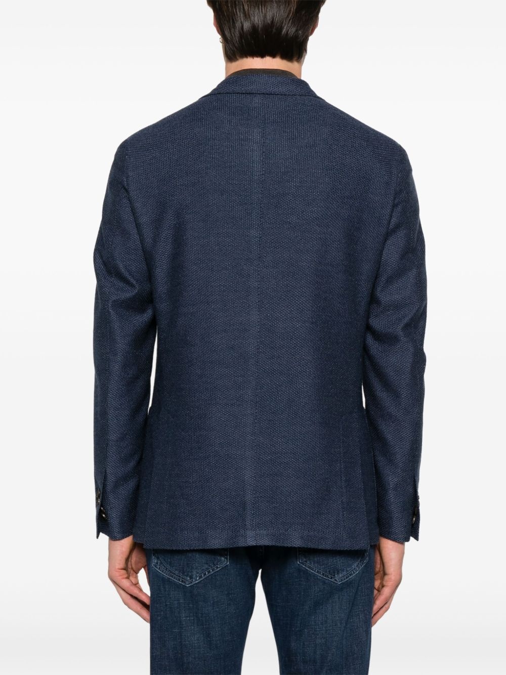 textured blazer - 4