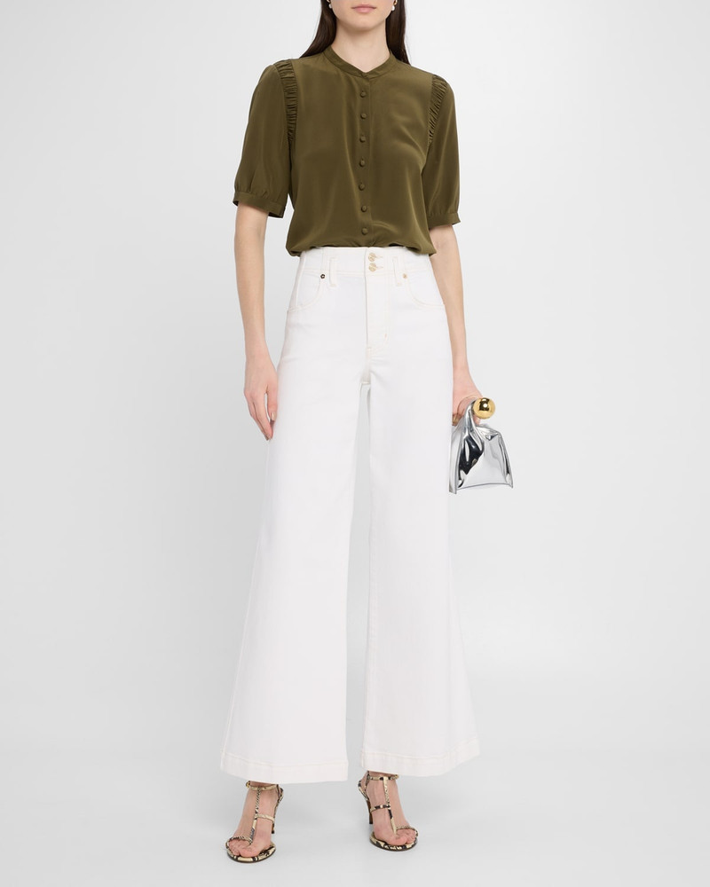 FRAME The Seamed Wide Trouser Jeans outlook
