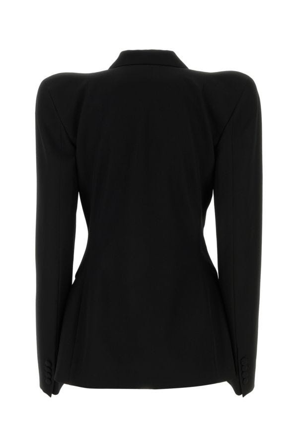 BALENCIAGA Balenciaga Woman Black Wool Blazer | luosophy