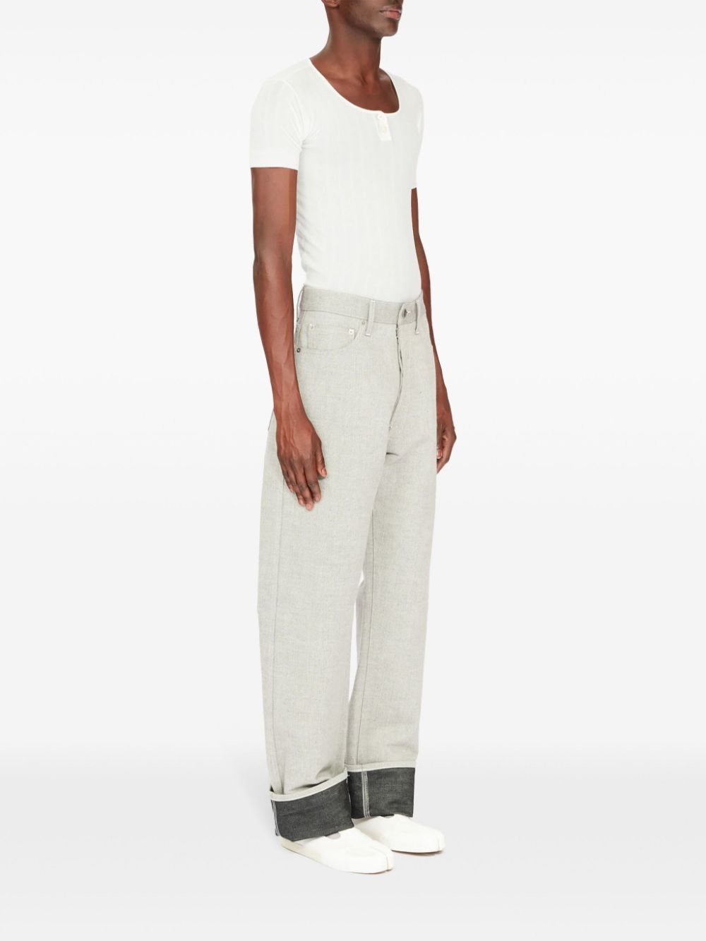 high-rise straight jeans - 3
