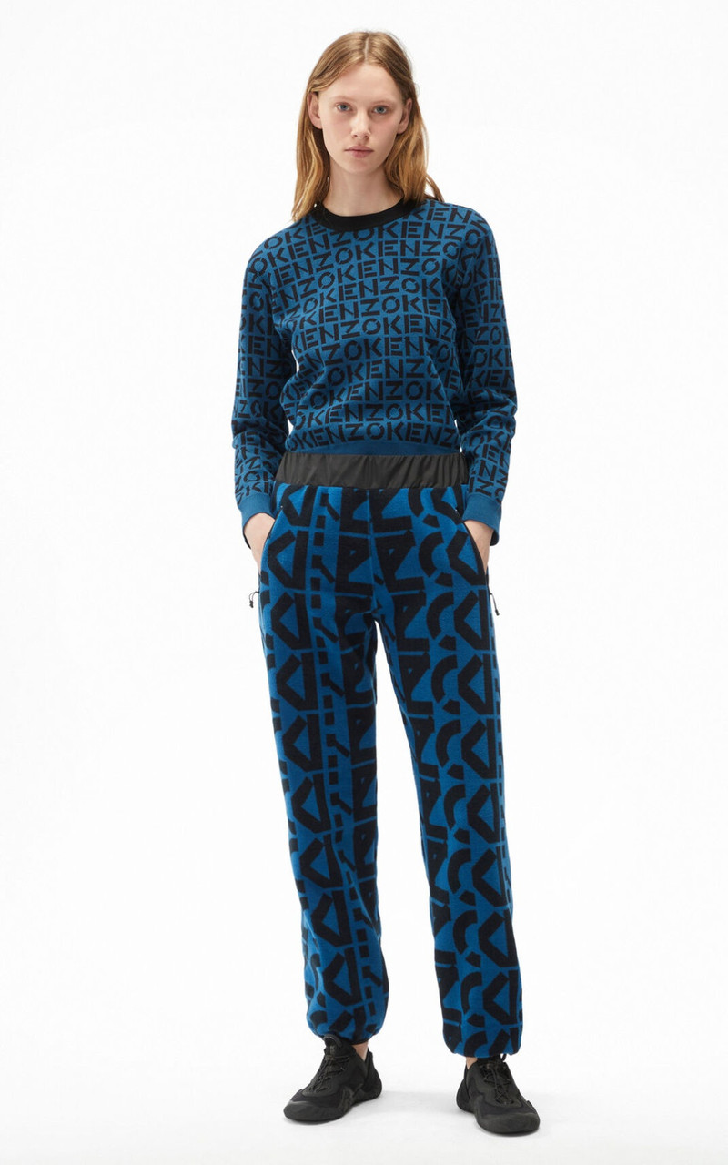 KENZO KENZO Sport monogrammed fleece jogging trousers outlook