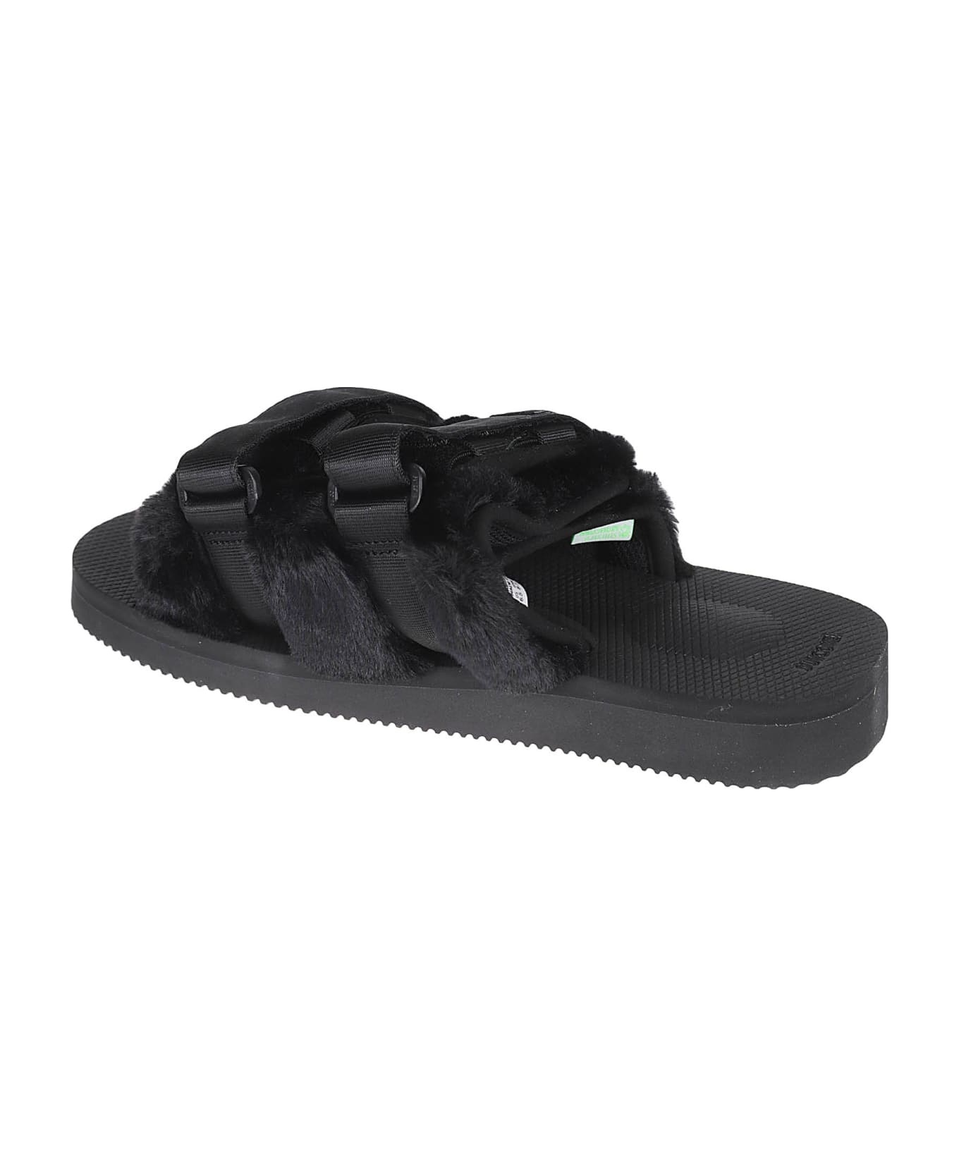 Double Velcro Detail Logo Sandals - 3