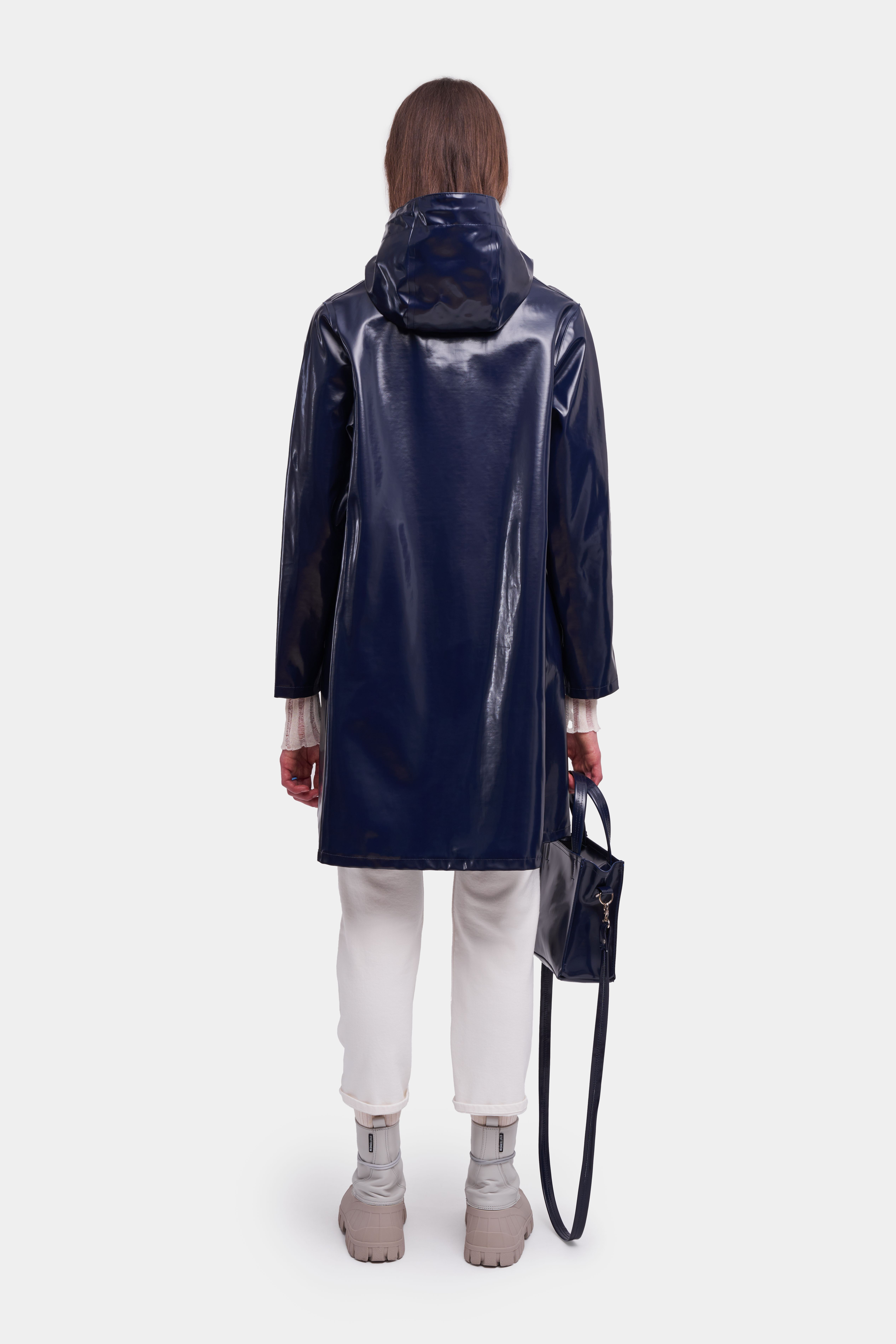 Mosebacke Opal Raincoat Navy - 4