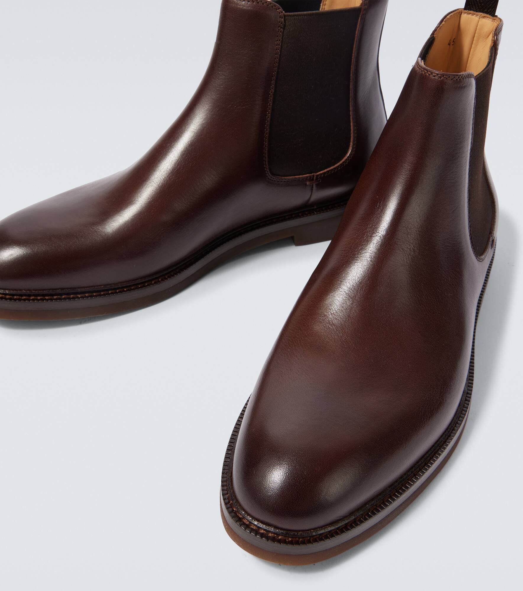 Leather Chelsea boots - 3