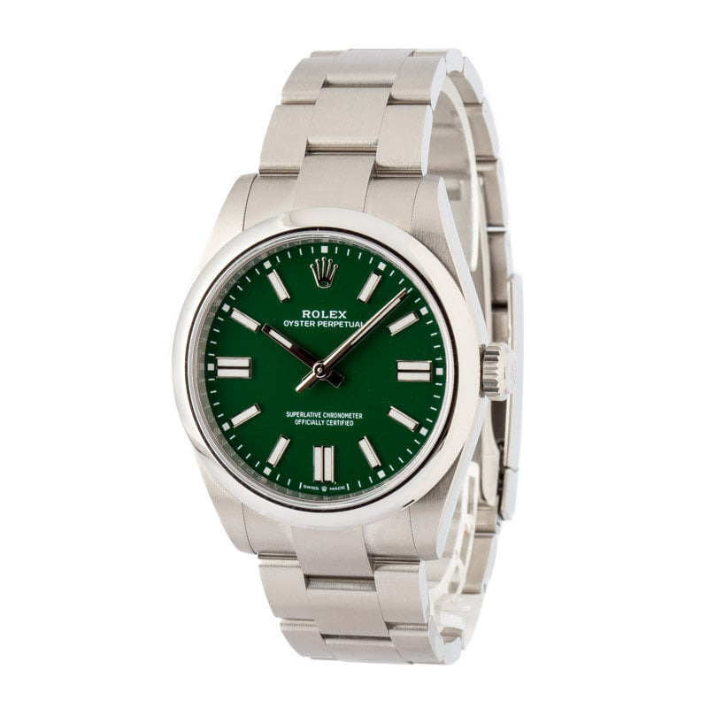 Rolex Oyster Perpetual 41 134300 Green Dial - 2