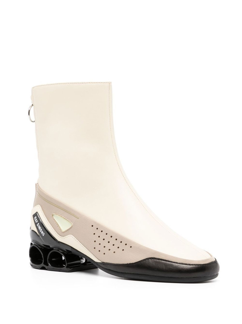 Raf Simons colour-block 45mm ankle boots outlook
