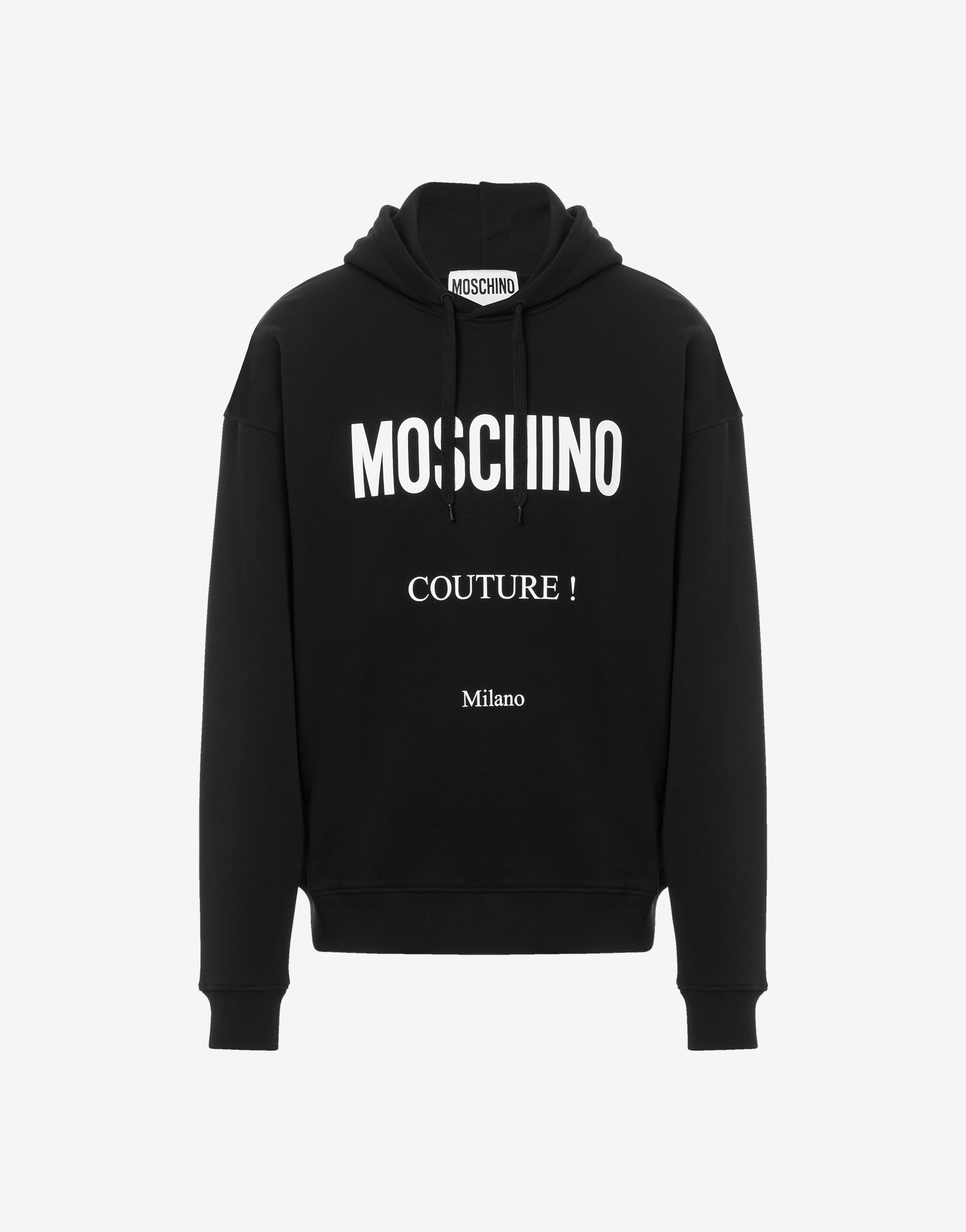 MOSCHINO COUTURE COTTON SWEATSHIRT - 1