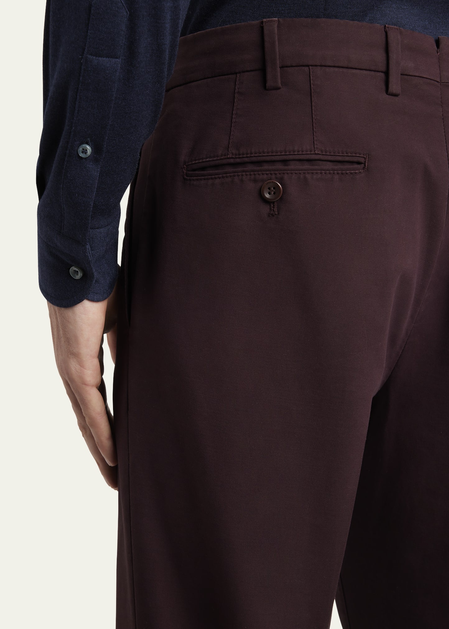 Men's Carlo Hyannis Straight Cotton Trousers - 5
