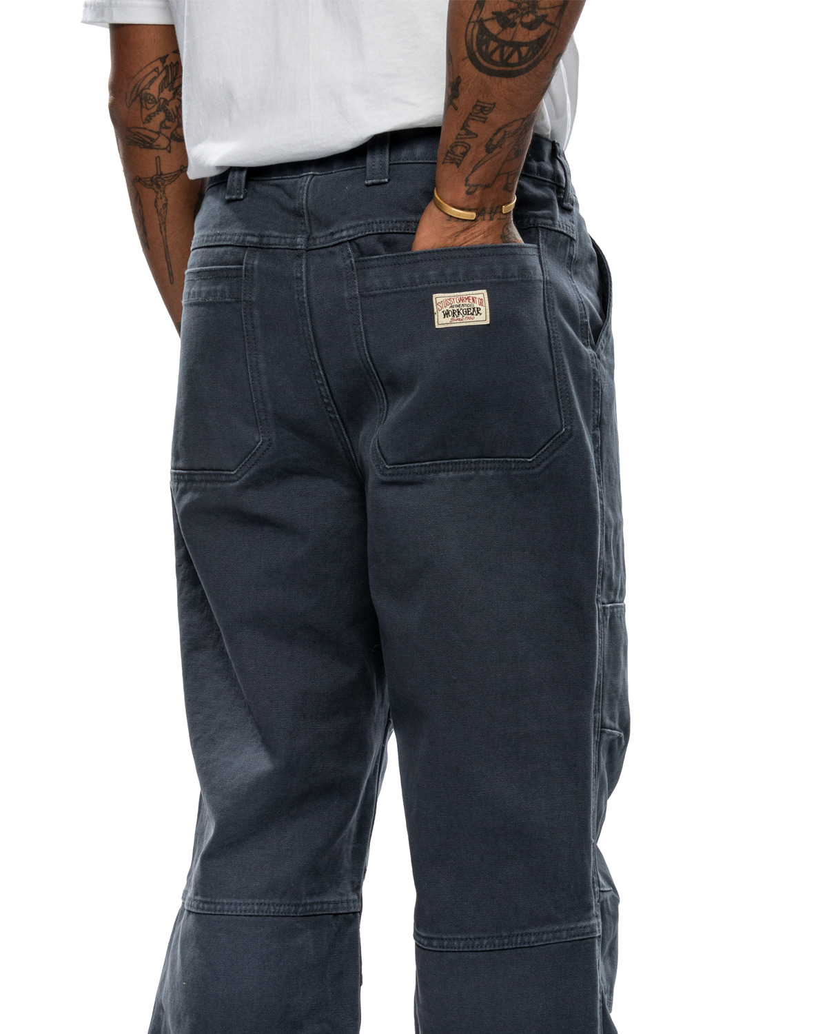 Stüssy Trekking Pant Washed Navy | likelihood | REVERSIBLE