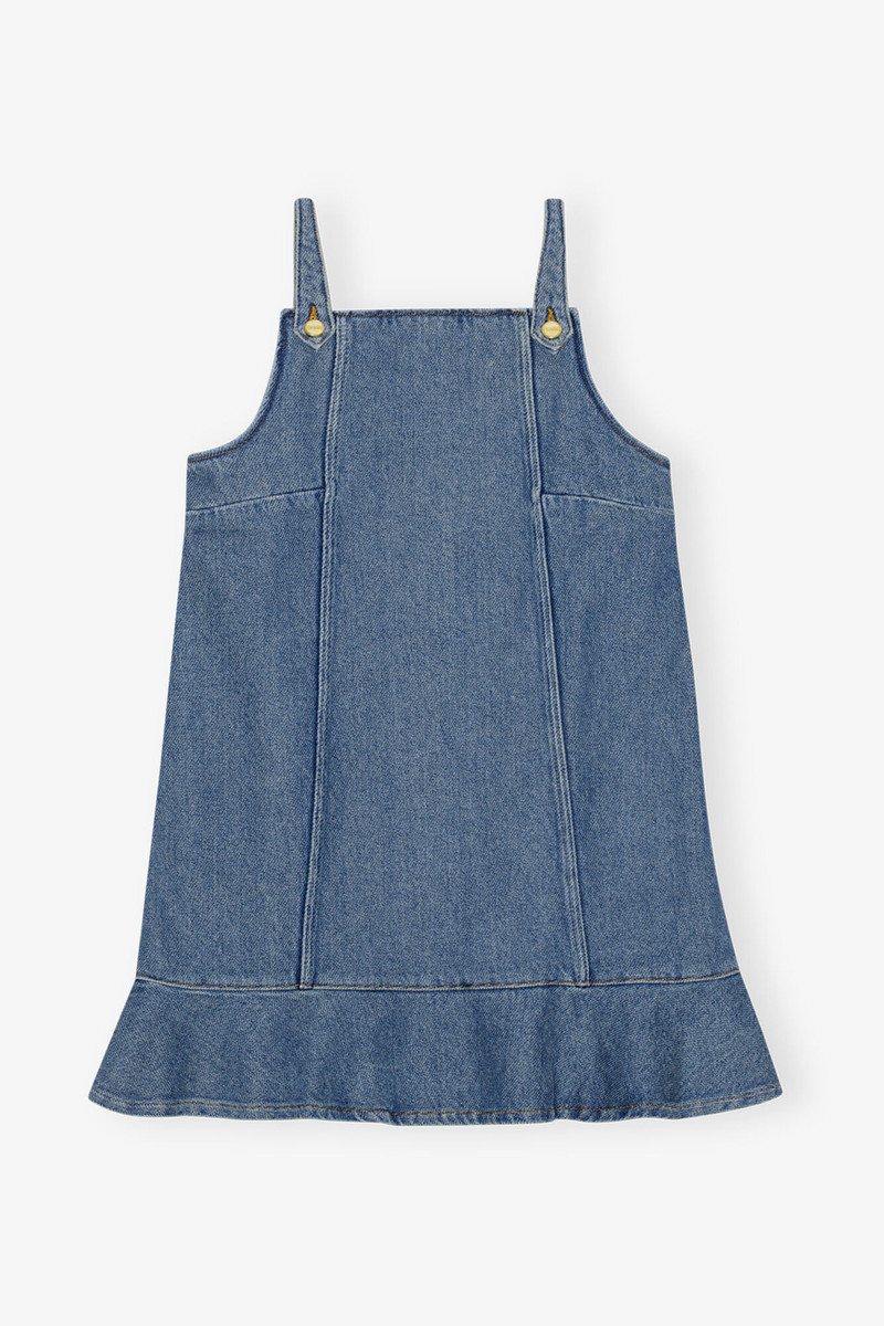 BLUE DENIM MINI DRESS 1
