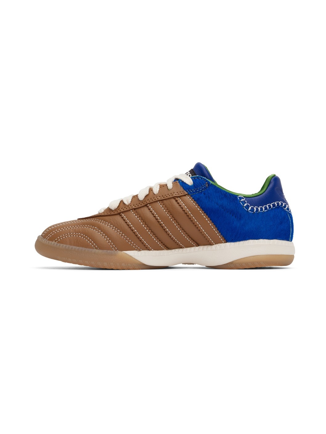 Brown & Blue adidas Originals Edition Pony Samba Millennium Sneakers - 3