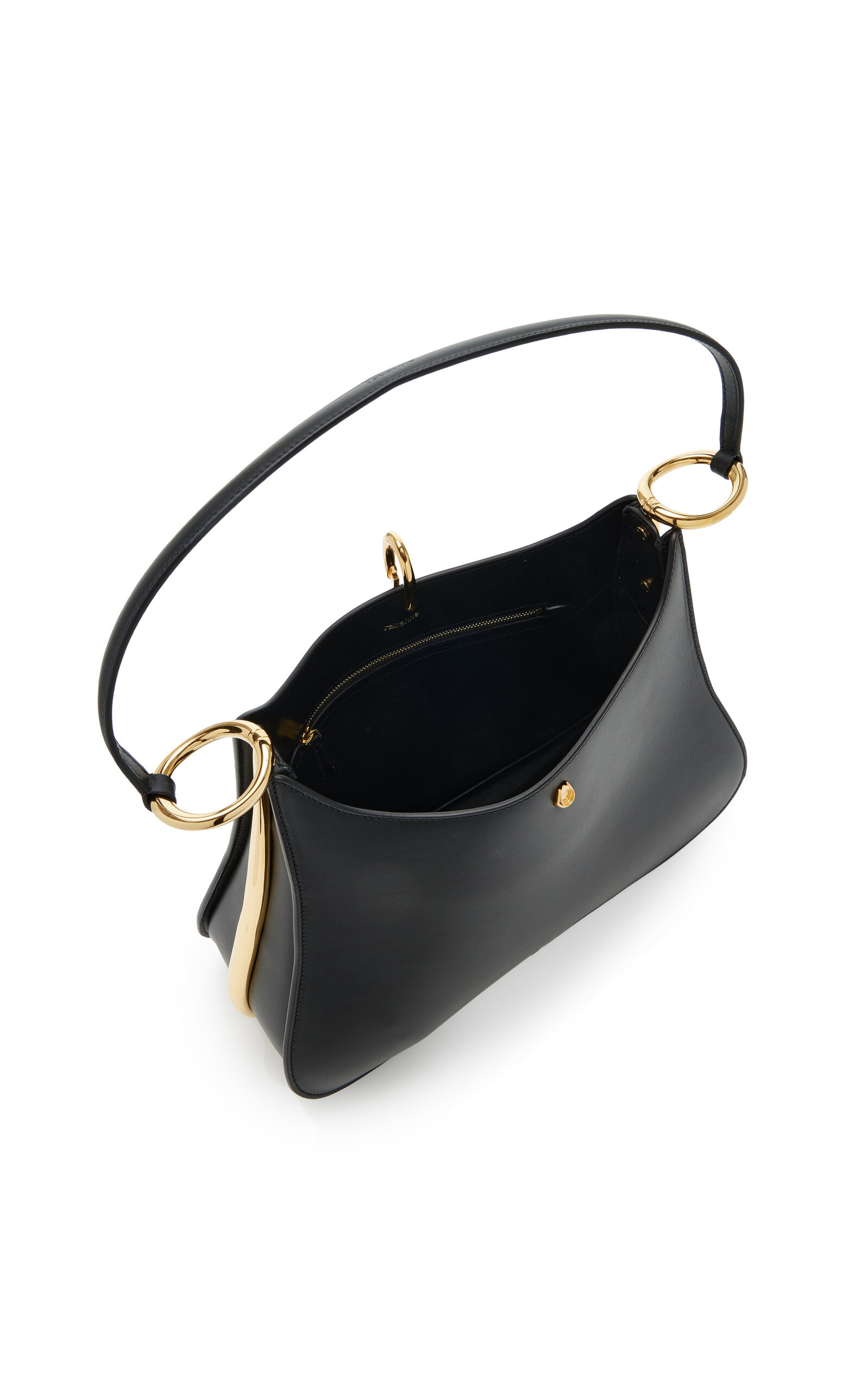 Ring Leather Bag black - 5