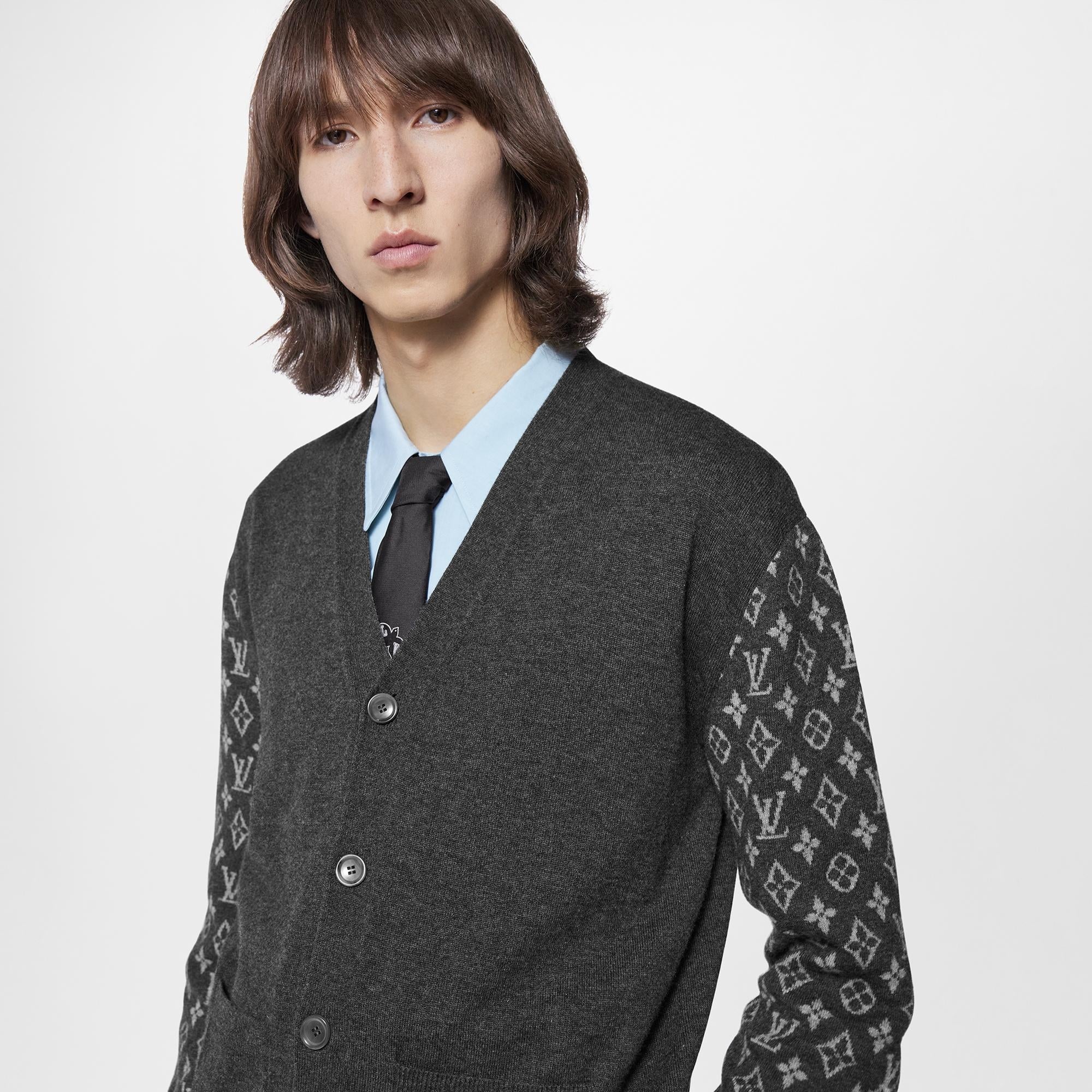 Monogram Mix Cashmere Cardigan - 2