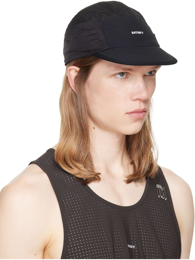 SATISFY Black Rippy Trail Cap outlook