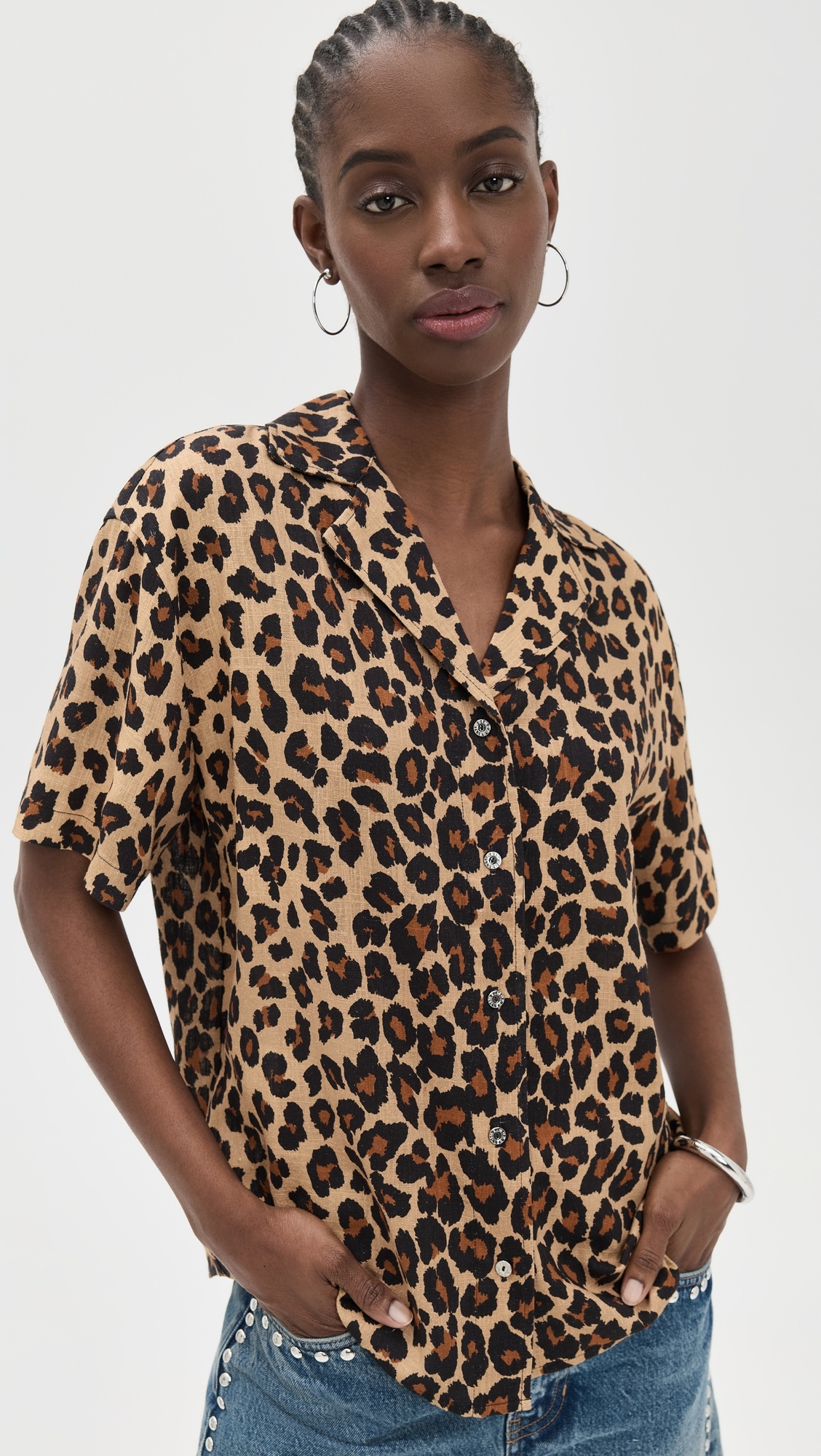 Bia Linen Camp Shirt - 2
