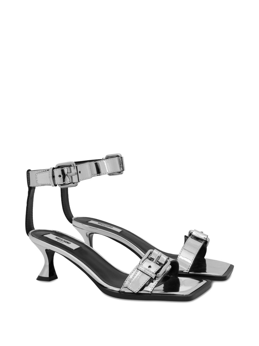 metallic sandals - 2