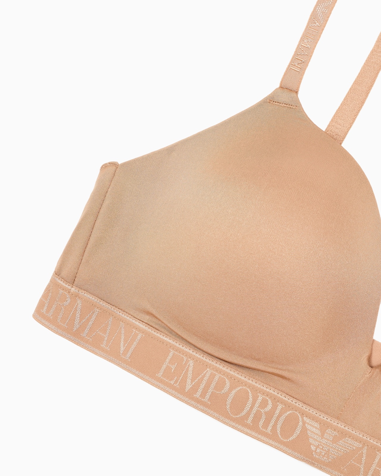 ASV ICONIC RECYCLED-MICROFIBRE PADDED TRIANGLE BRA WITH LOGO UNDERBAND - 4
