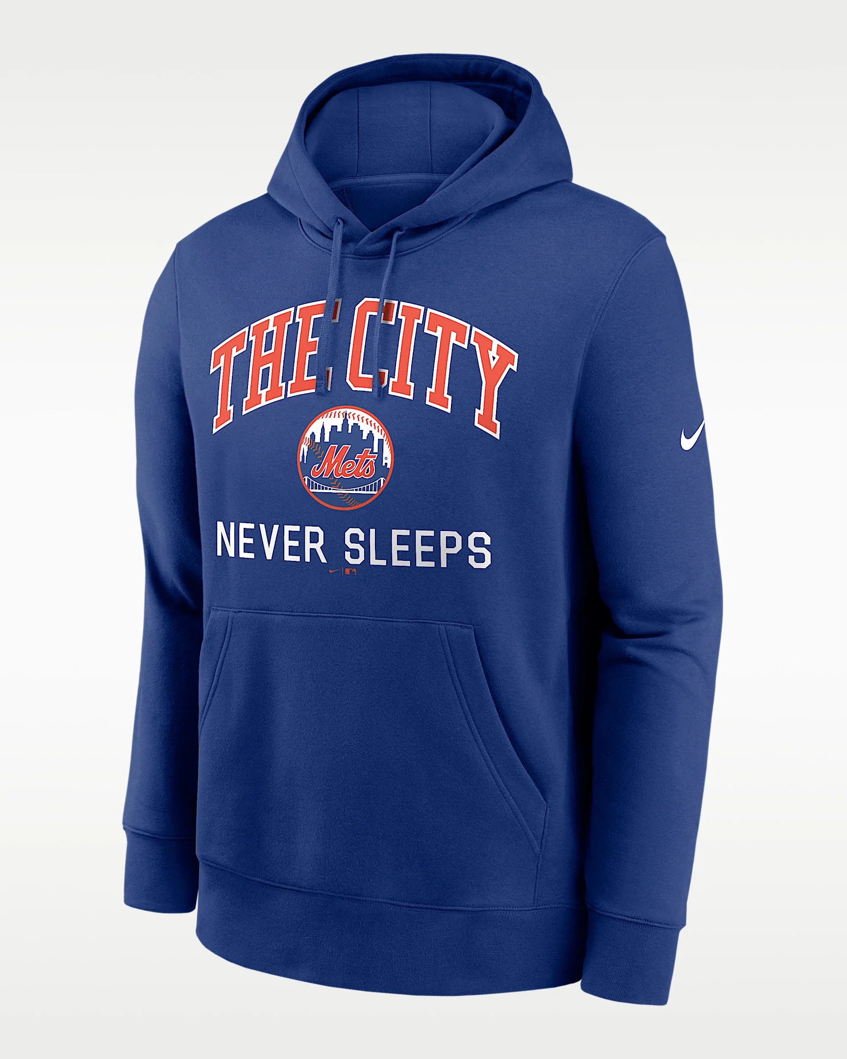 New York Mets The City Never Sleeps Club Men's Nike MLB Pullover Hoodie - 1
