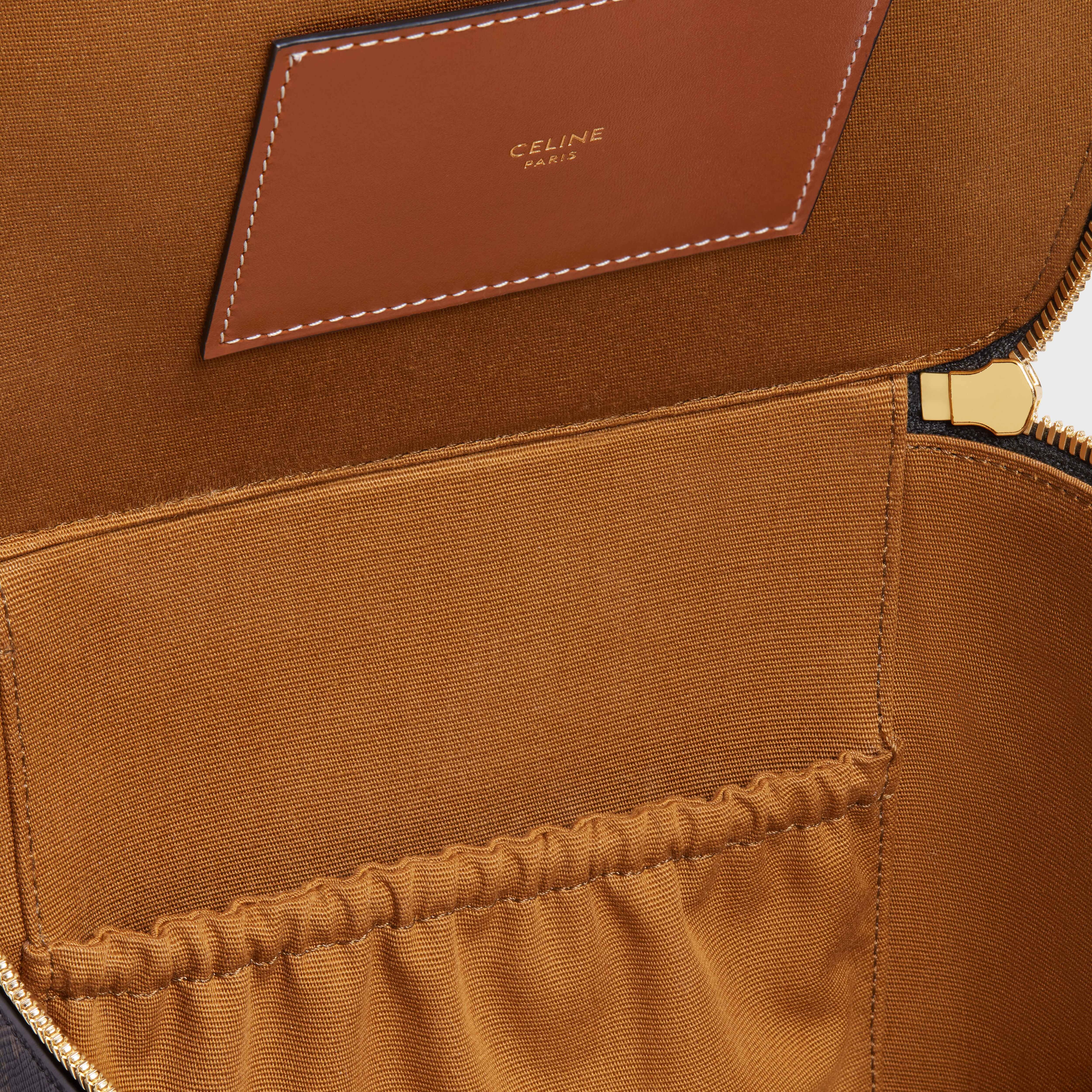 SQUARE VANITY CASE IN TRIOMPHE CANVAS AND CALFSKIN - 4