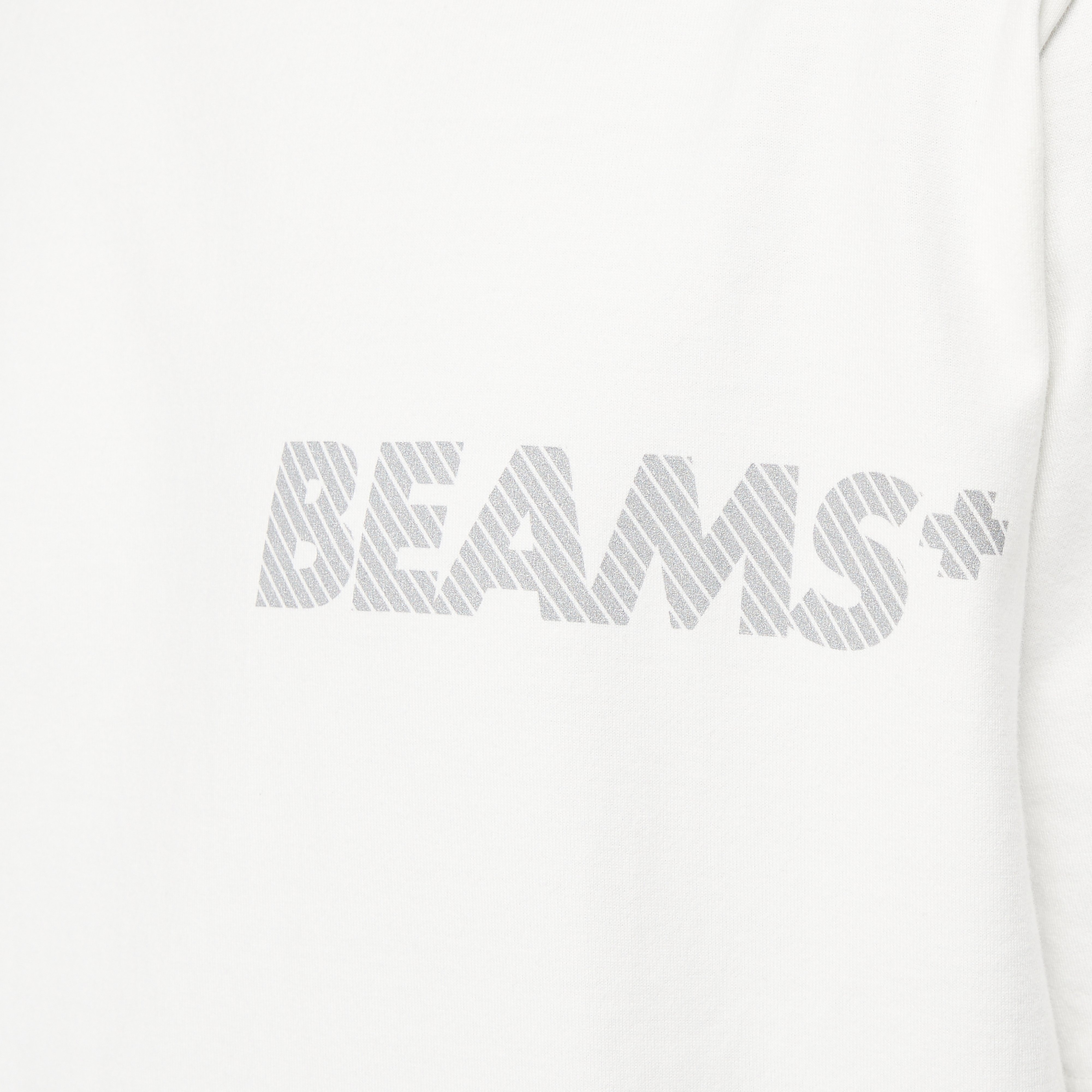 Beams Plus x HIP Reflective Logo Print T-Shirt - 4