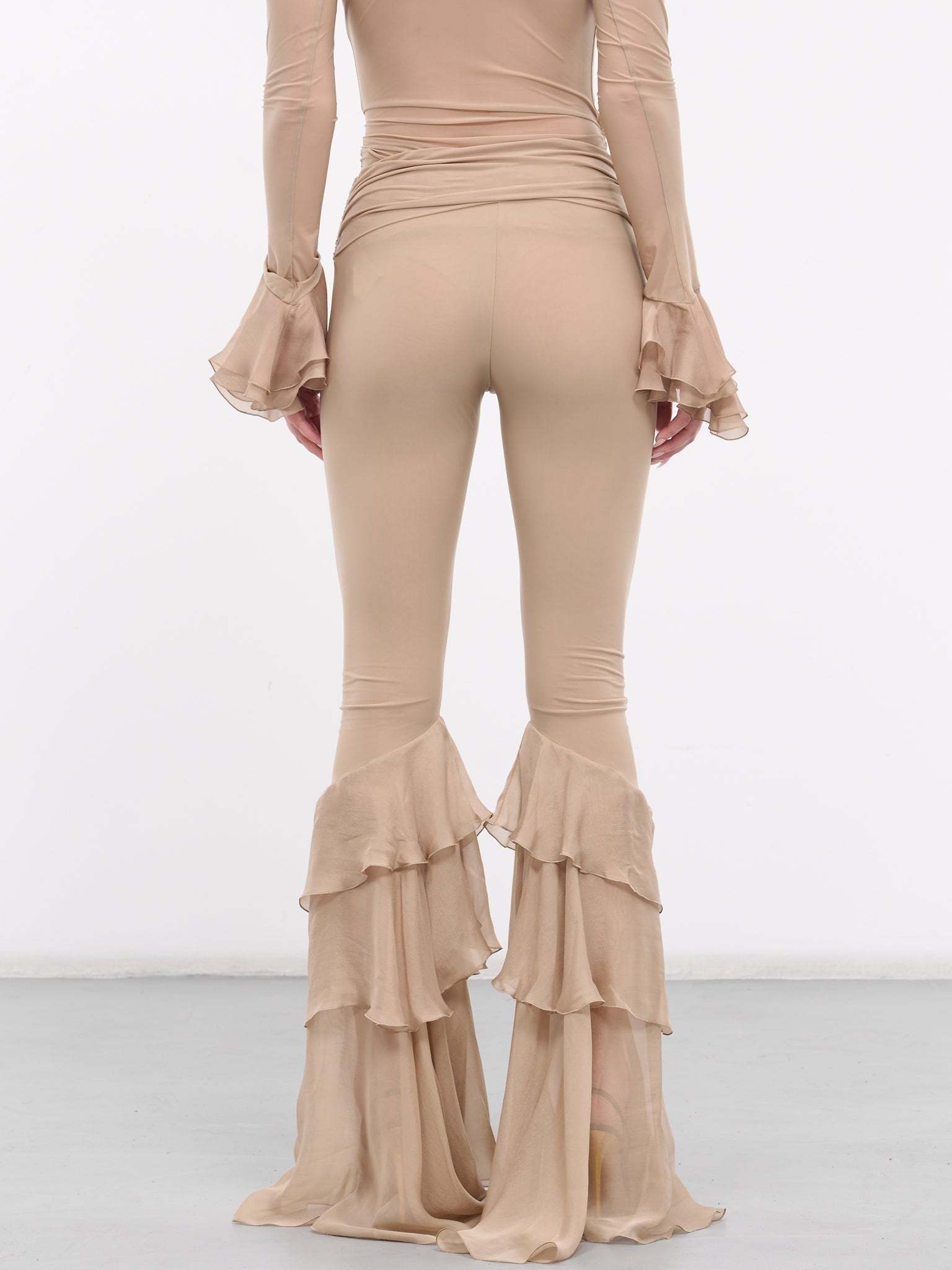 Chiffon Ruffle Pants - 3