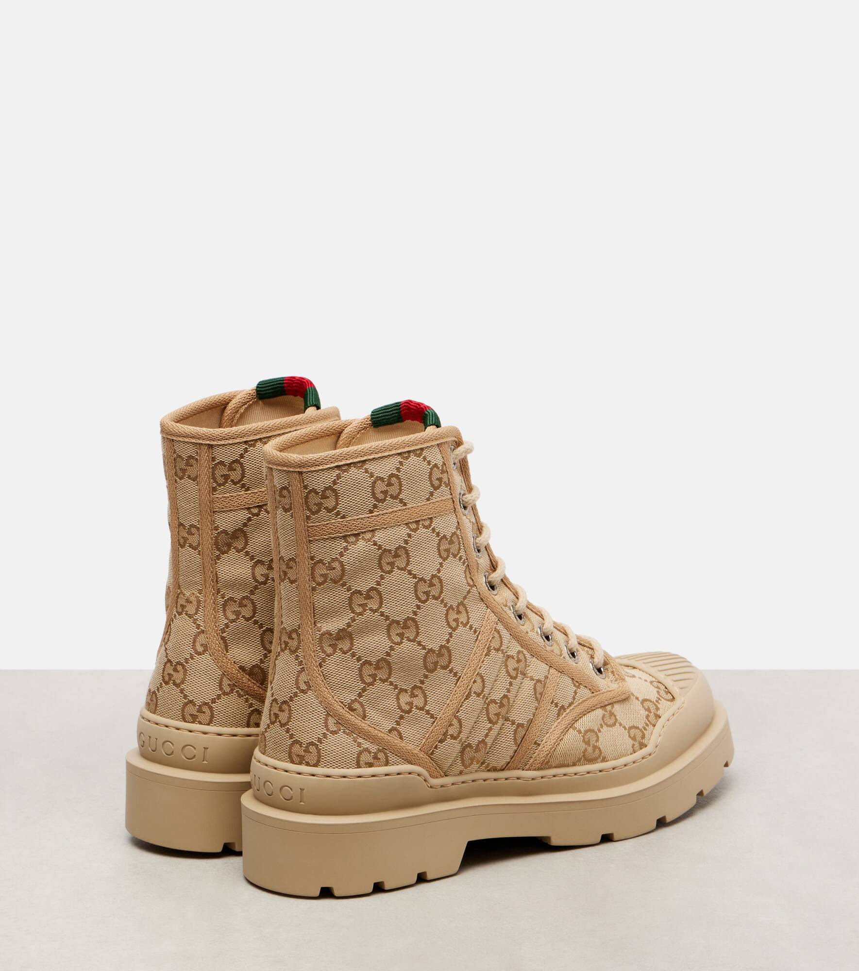 GG Canvas combat boots - 2